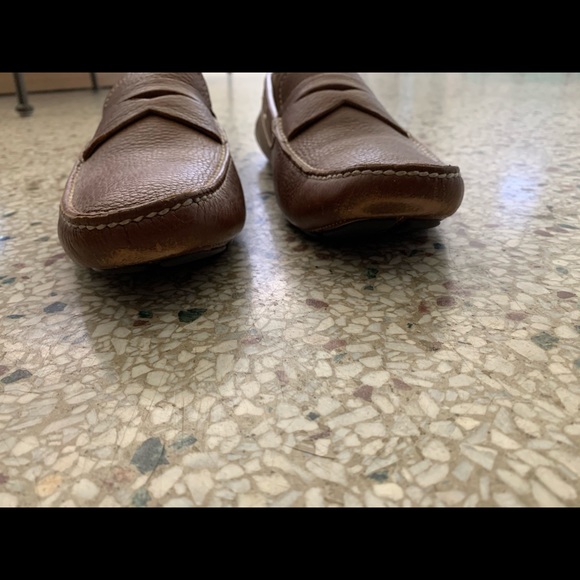 Brown men’s Prada loafers size 9 - Picture 4 of 5